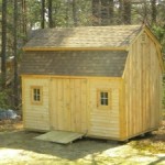 Gambrel Custom Built Shed in New England