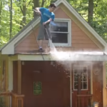 Pressure Washer Shed Cleaning